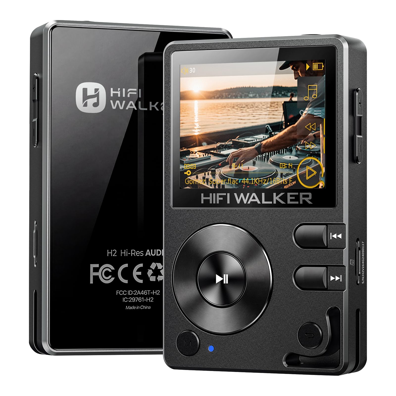 HIFI WALKER H2 ハイレゾ対応Bluetooth5.2 (DAP) HIFI WALKER H2, High Resolution MP3 Player with Bluetooth5.2, DSD
