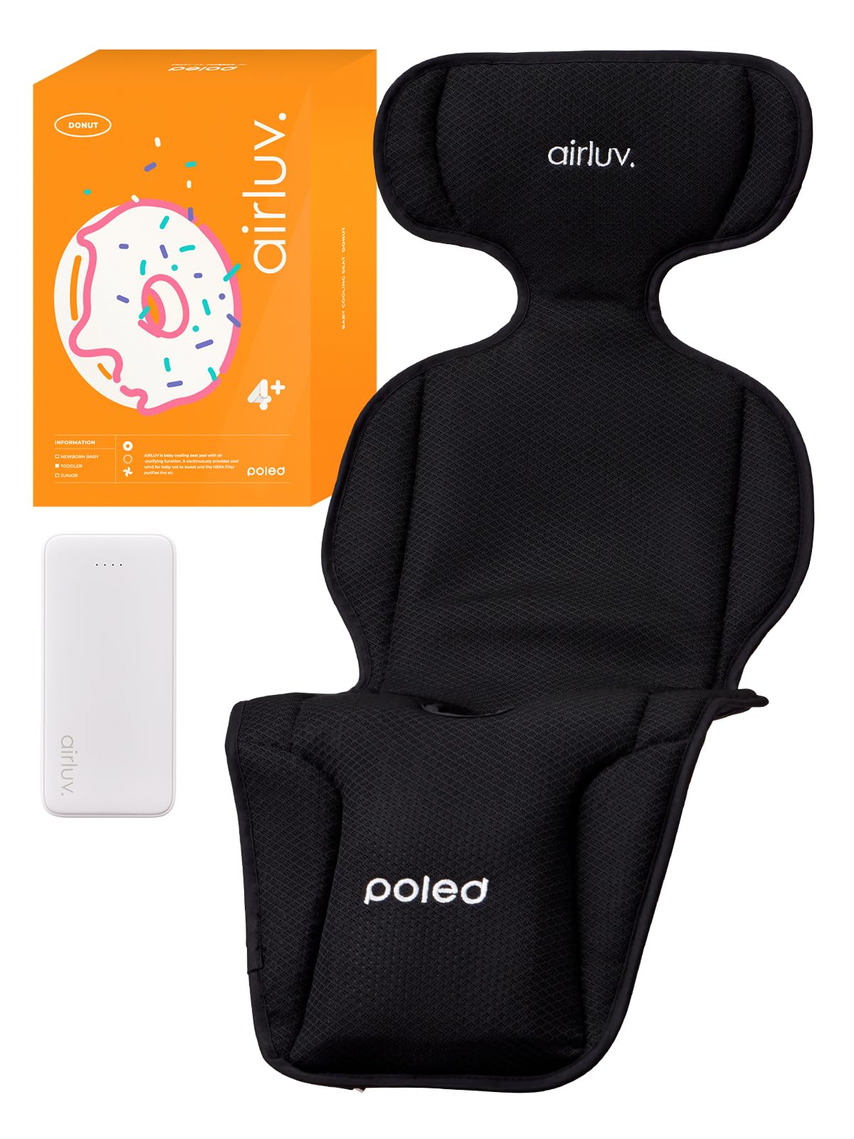 新品・未使用・未開封エアラブ4プラス ドーナッツ リッチブラック airluv4+ donut | エアラブ4プラス ドーナッツ 送風機能付きクール