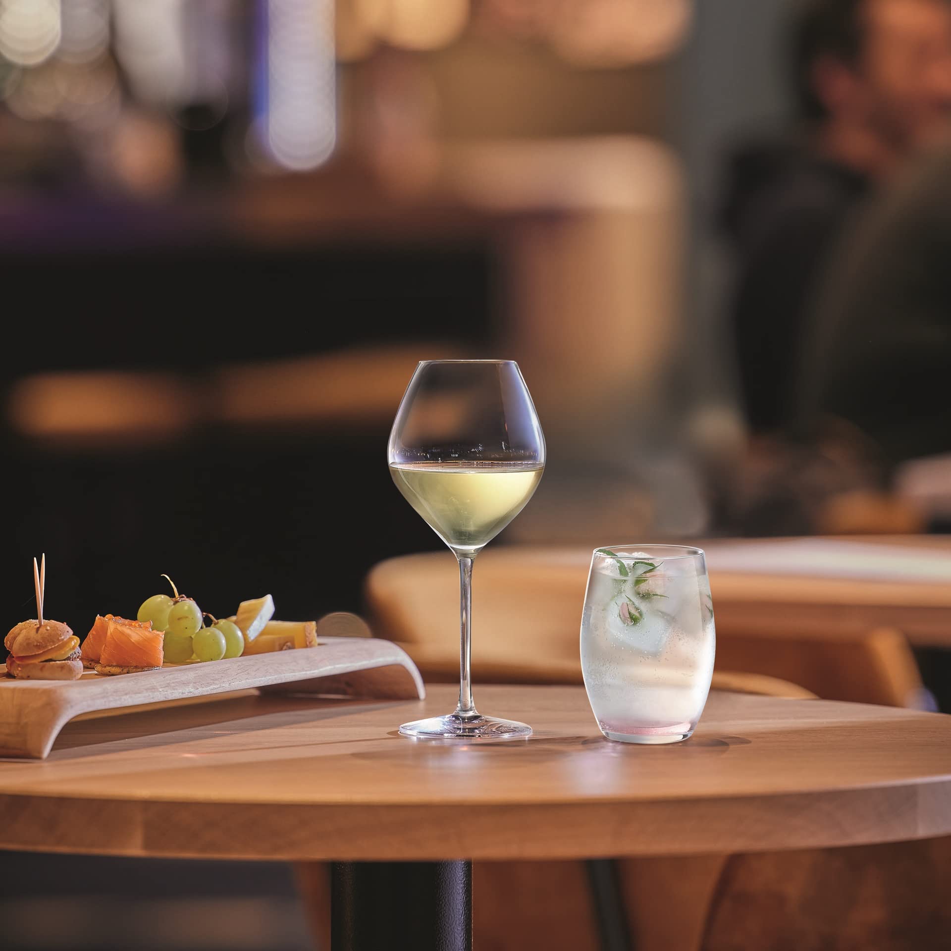 Chef&Sommelier Cheer Up Calice Vino Bianco 35cl Set 6 | Cristallino, calice a stelo per vino bianco, lavabile in lavastoviglie, prodotto in Francia