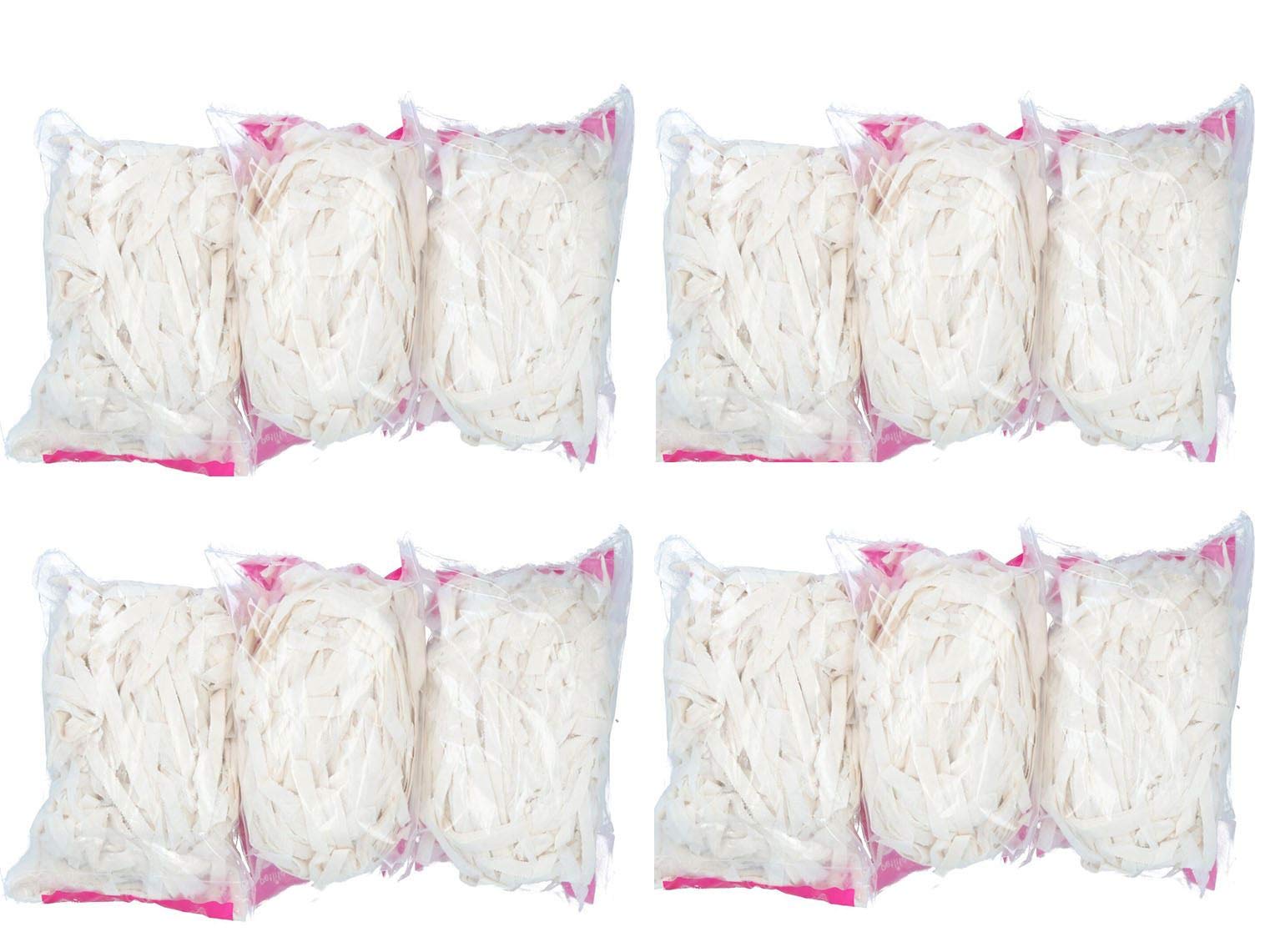AB Tools 12 Pack Small Animal Hamster Gerbils Mice Rats Paper Wool Bedding Nesting