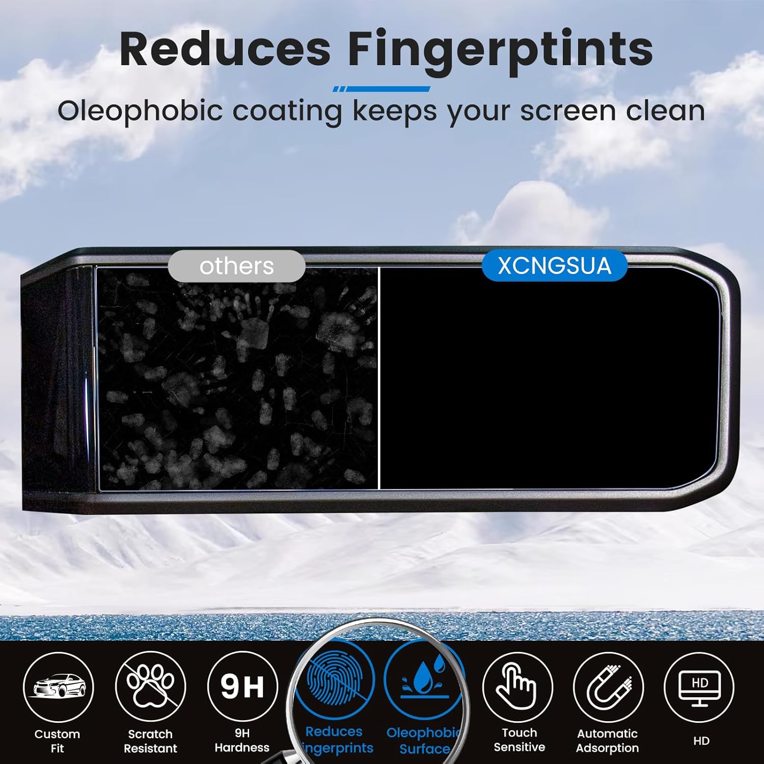 for 2026 2025 2024 Jeep Wrangler JL Screen Protector 12.3-Inch for 2024 2025 2026 Jeep Gladiator (Rubicon/Willys/Mojave/Sahara/Sport S) Accessories,9H Tempered Glass