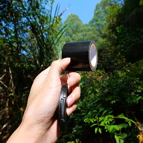 Miniatura 8 de Mini cinta adhesiva para conductos, 2 unidades, tamaño de viaje, para exteriores, campamento, senderismo, emergencia, para meter en el bolsillo a