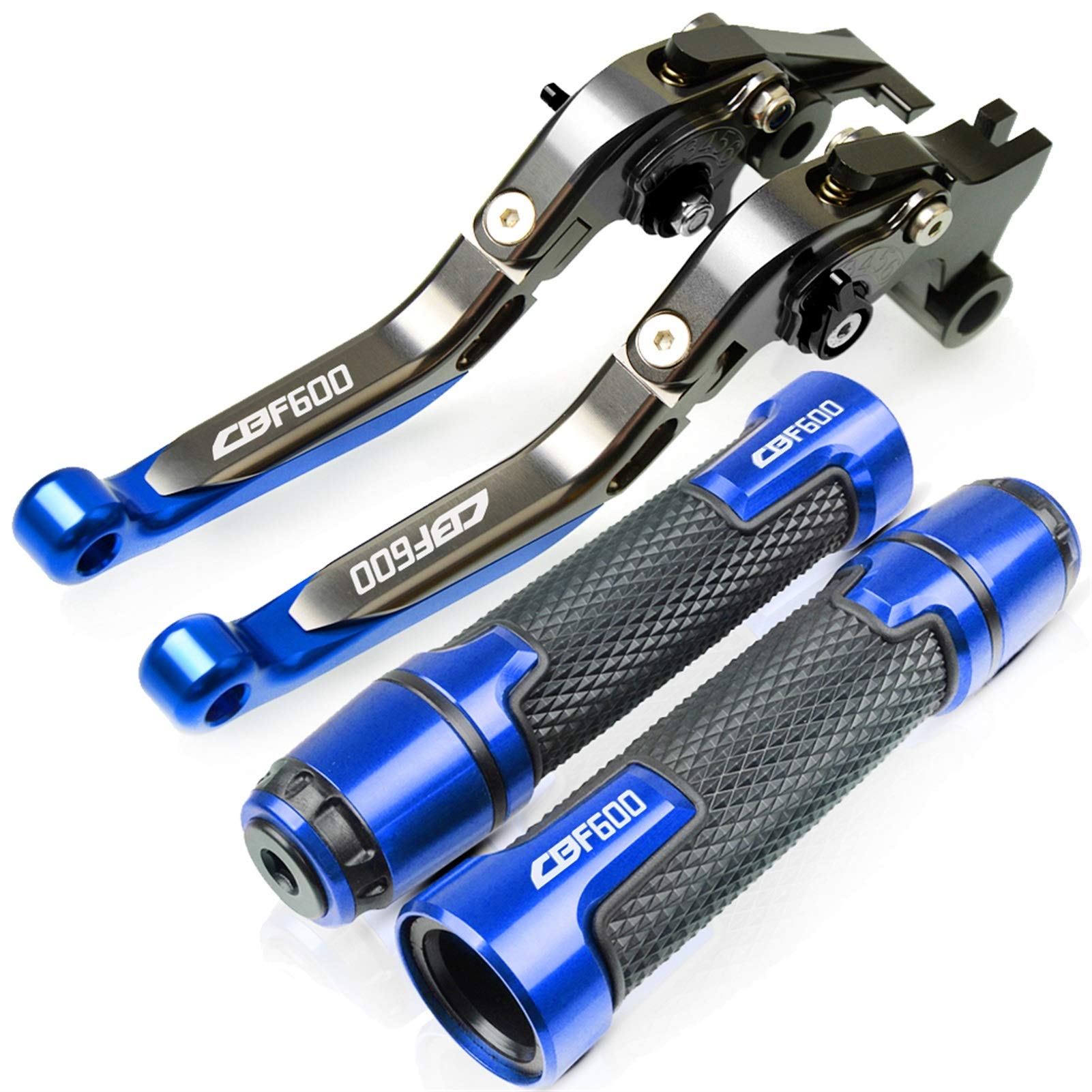 Per Honda CBF600 / SA CBF 600 2006 2007 Moto Pieghevole Regolabile Freno Leve Frizione Manubrio Manopole Laser LOGO CBF 600 Leva Della Frizione Del Freno (Colore : 3)