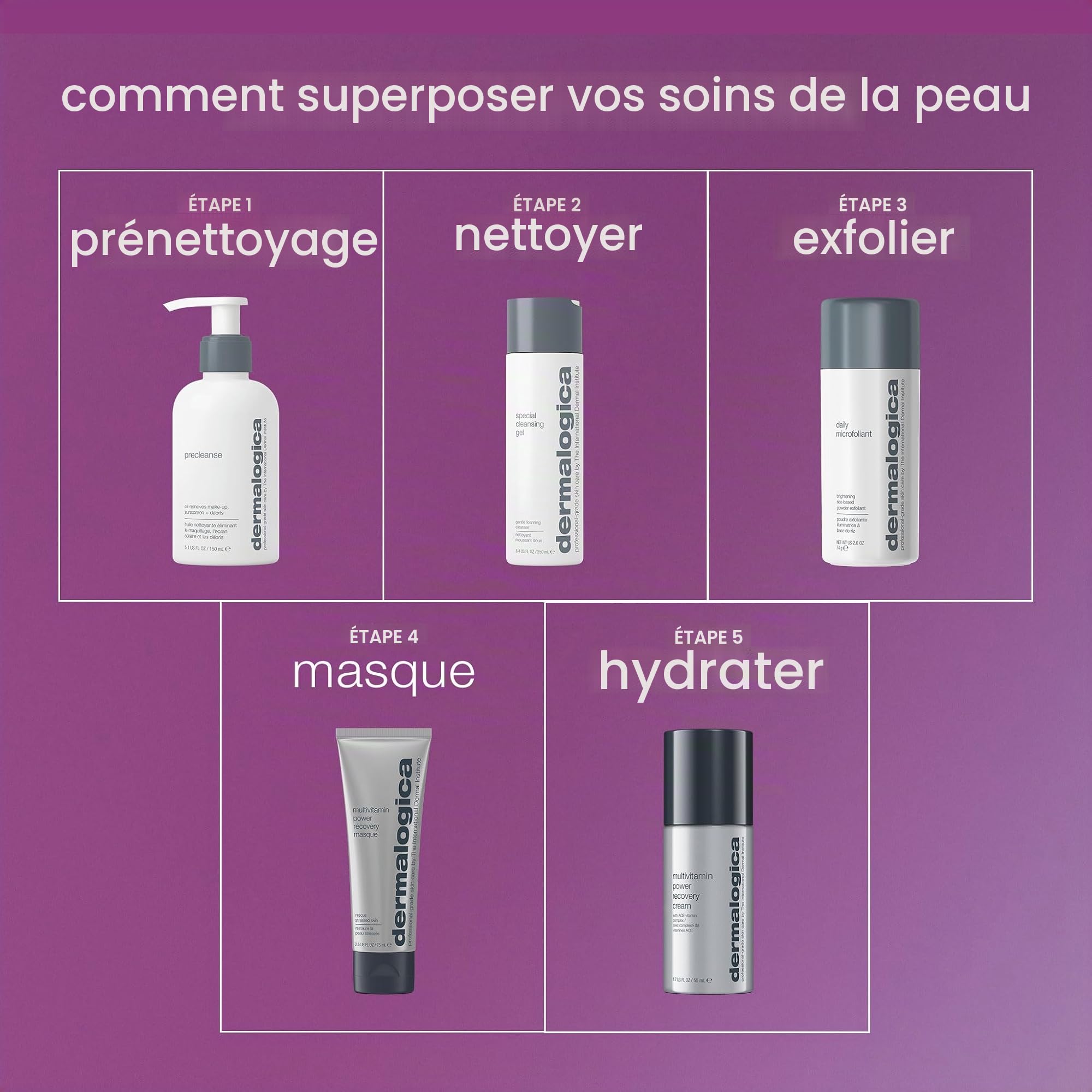 Dermalogica MultiVitamin Power Recovery Masque 75ml - Masque bestseller coup d'éclat, réparateur aux vitamines A, C, E. Régénère et apaise les peaux stressées.