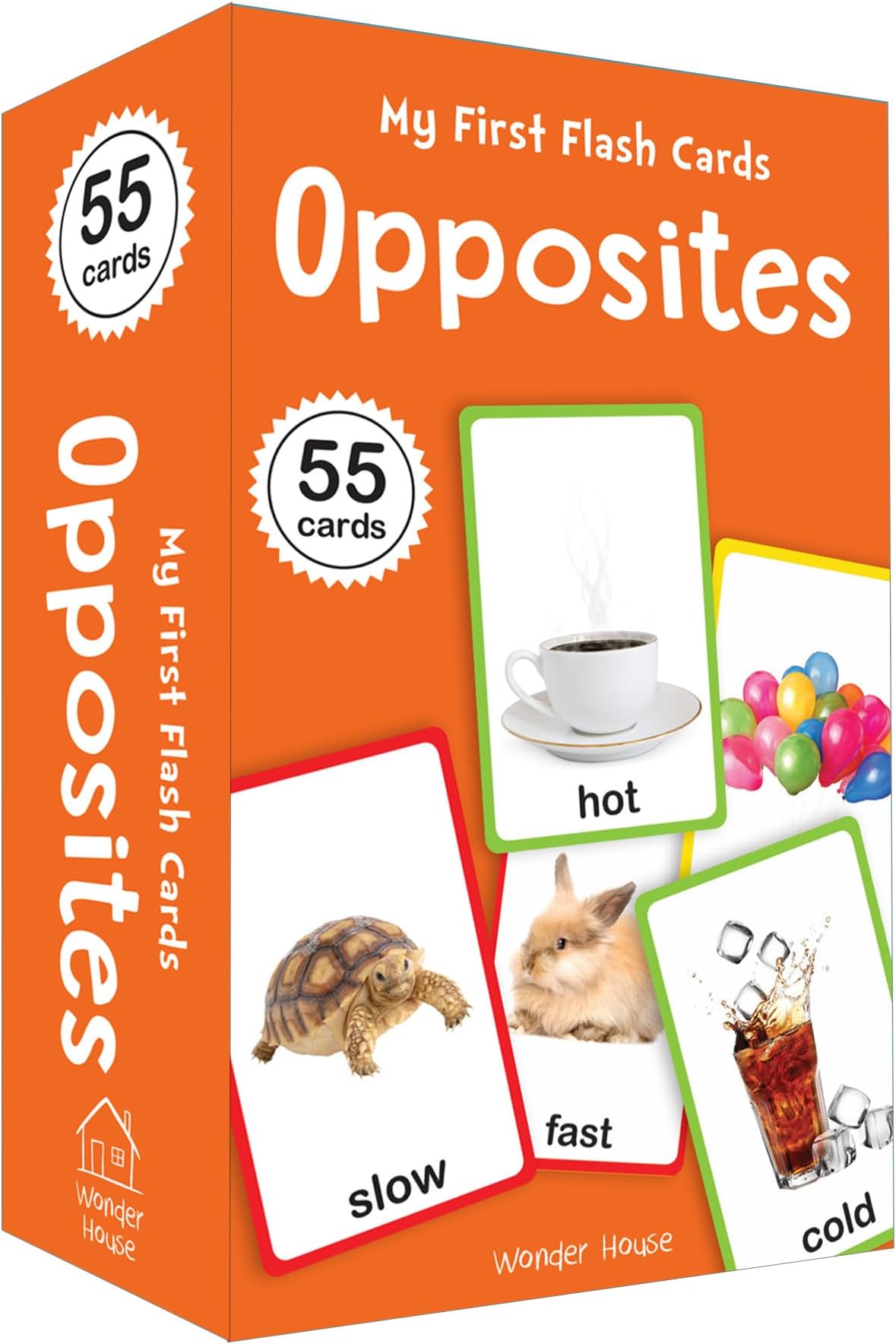 My First Flash Cards Opposites : 55 Early Learning Flash Cards For Kids