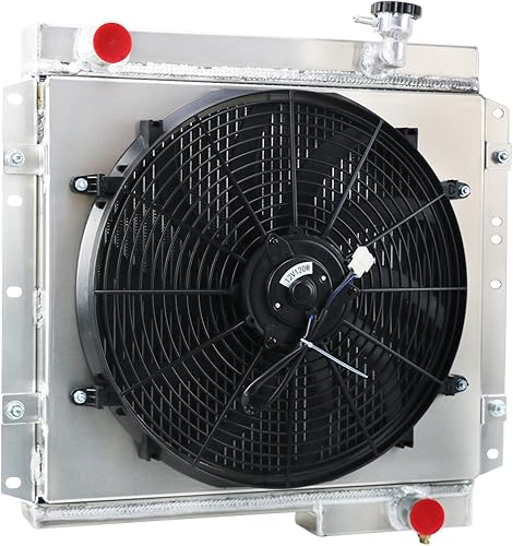 Relé de ventilador de cubierta de radiador de 4 filas para Toyota Land Cruiser FJ40 FJ45 MT 3.9L 4.2L 1960-1984