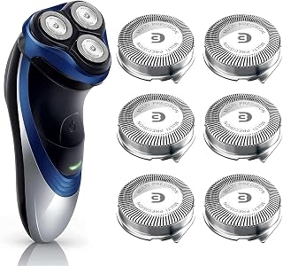 SH30 Replacement Heads Compatible with Philips Norelco Series 3000, 2000, 1000 Shavers, Fit for S1560 Shaver, 6-Pack
