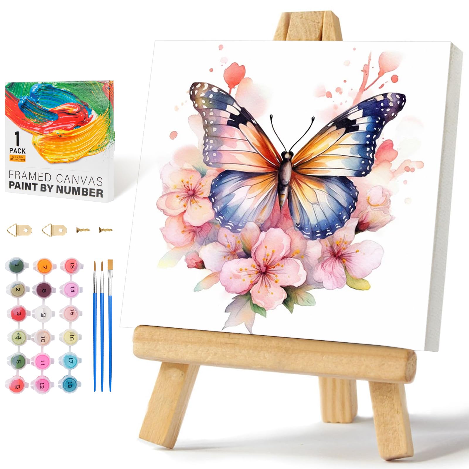 Sunflower Paint by Numbers Kit - Easy Adult Art -13