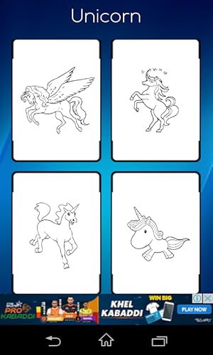 Unicorn Coloring Book