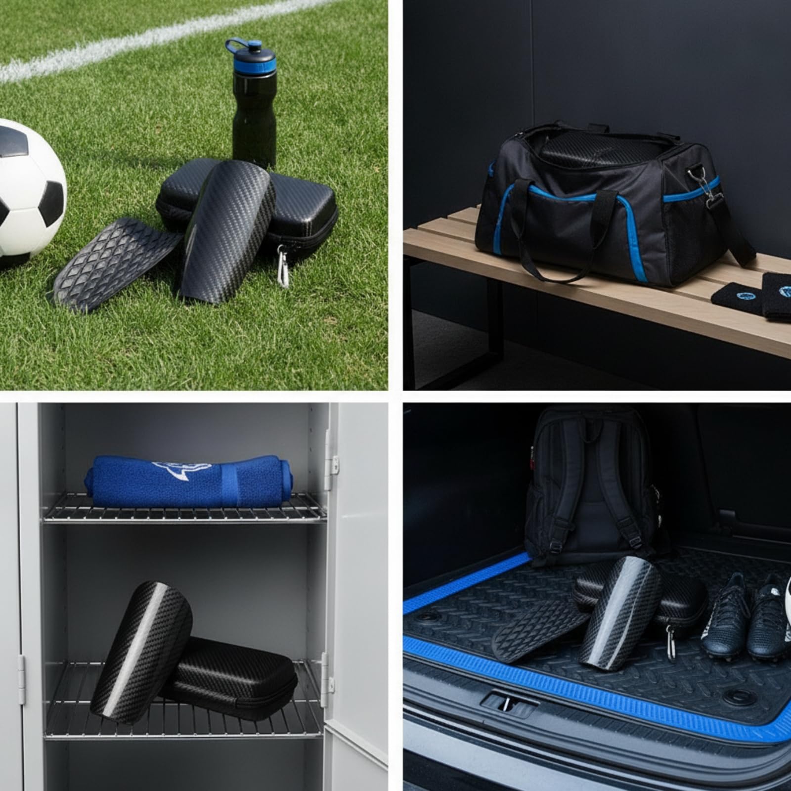 harayaa Parastinchi Protezione Fibra Carbonio E Morbido EVA per ulti Uomini Donne Allenamento Palestra Sport Allaperto con Custodia Zip Nera