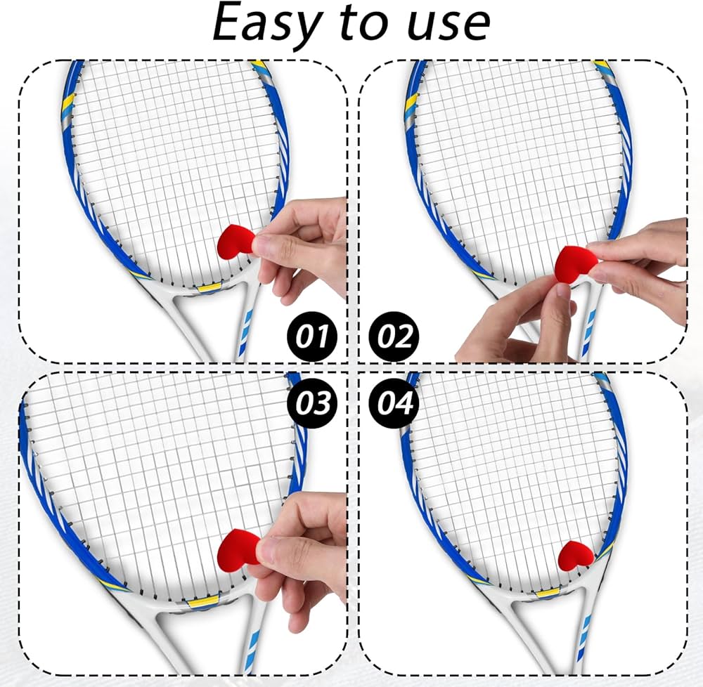 YUEYAN Silicone Tennis Racket Shock Absorber Tennis Racket Shock Absorber Tennis Racket Accessories Cute And Fun ShockProof Ball Suitable For Tennis Gifts