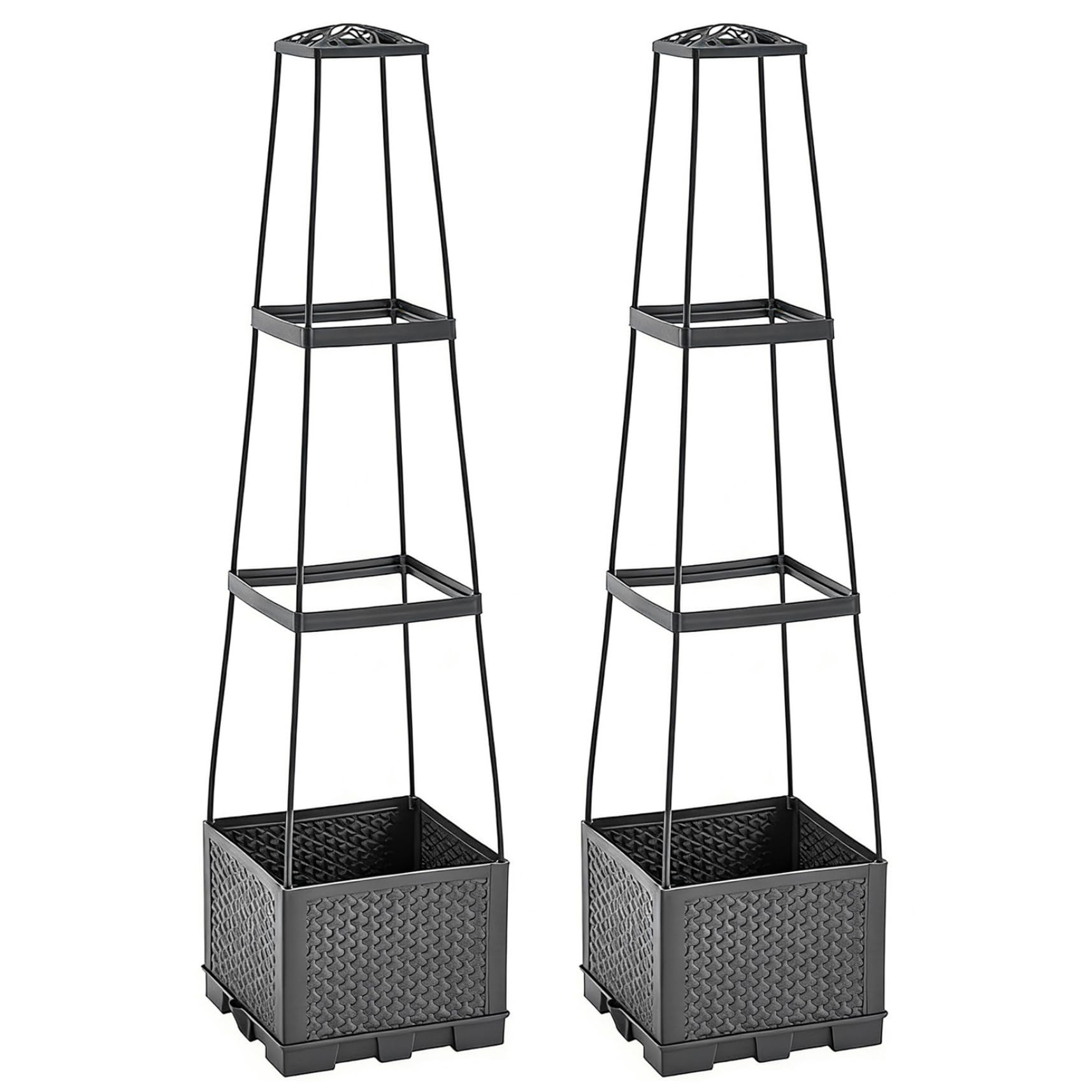Boîte de plantation de tomates de qualité supérieure avec cage solide pour l'extérieur
