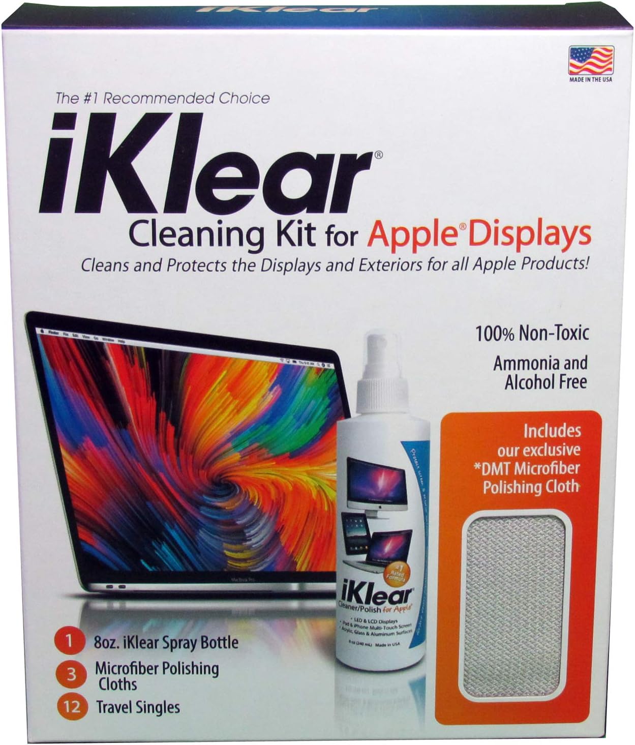 iKlear Apple Polish Kit for Apple Devices, HDTVs, Plasma & LCD Screens