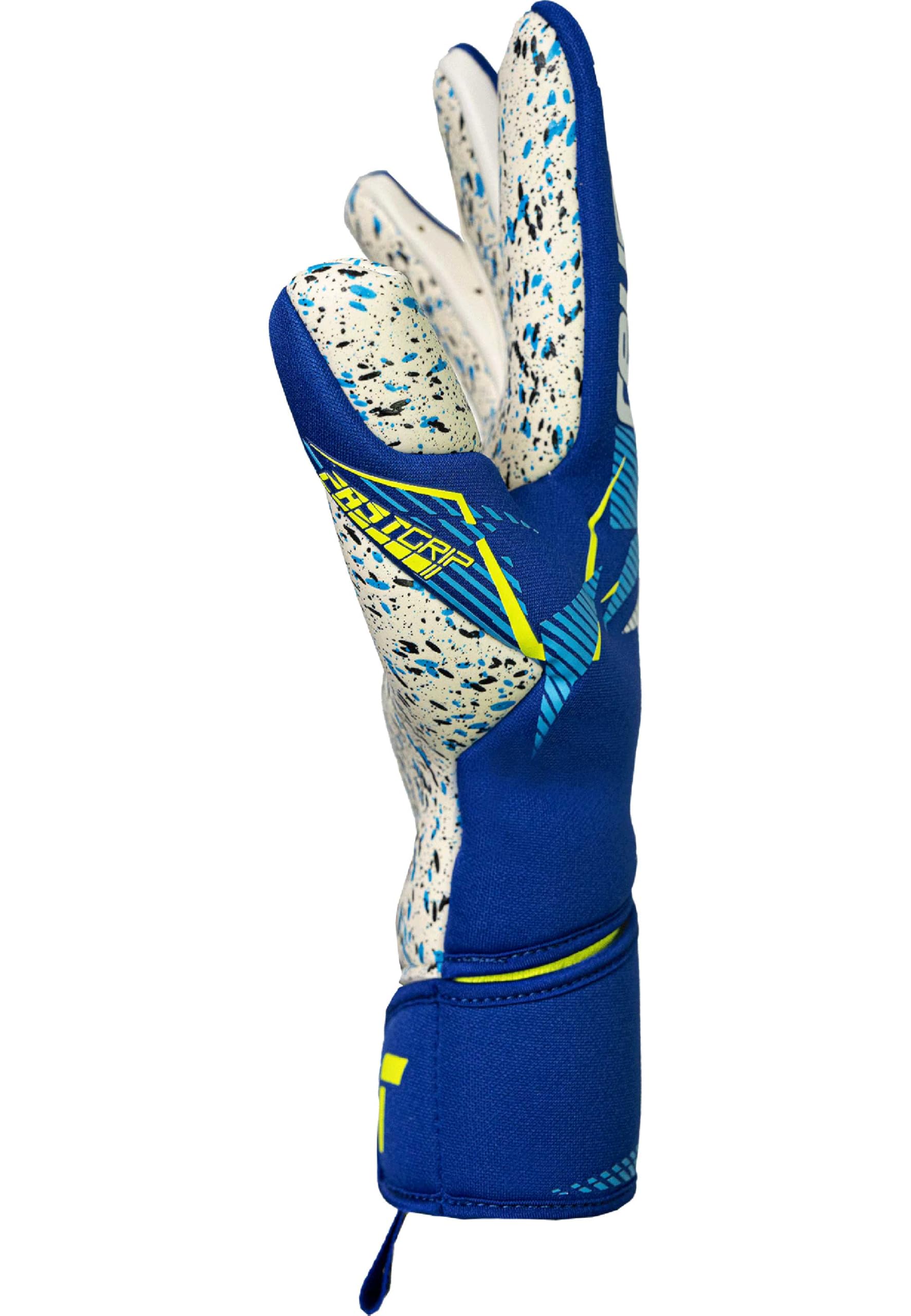 Reusch Guanti da portiere professionali da uomo, adulti, presa forte, schiuma adesiva professionale da 4 mm, vestibilità precisa e stabilità, per allenamento e gioco, erba artificiale e erba naturale