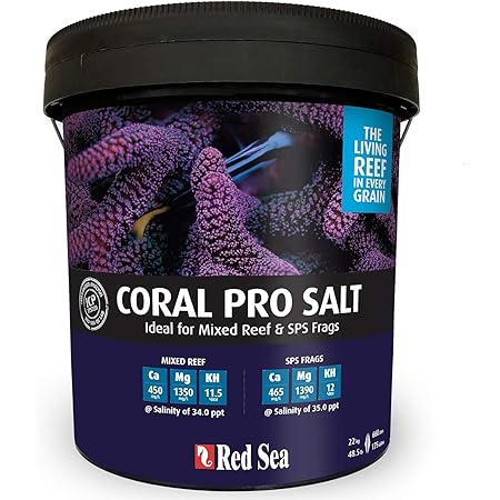Amazon Com Red Sea Fish Pharm Are Coral Pro Marine Salt For Aquarium 175 Gallon Pet Supplies