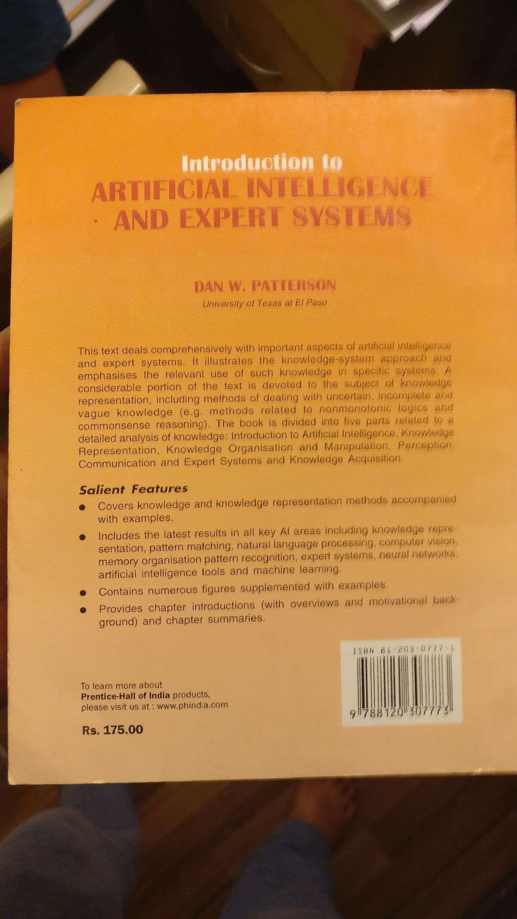 Introduction to Artificial Intelligence and Expert Systems