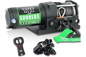 TYT 3000 LB 12 Volt ATV Winch