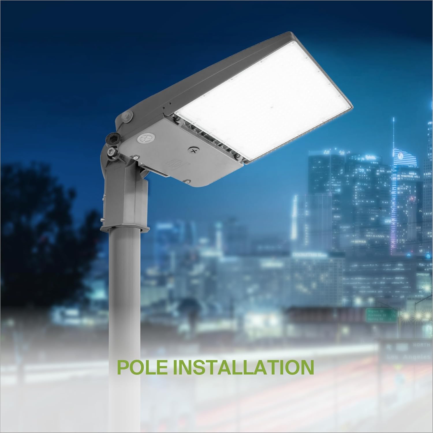 ASD Slip Fitter Mounting Bracket for LED Area Lights | Compatible with 150-300W LSB5, LSB5A, LSB5B | Silver