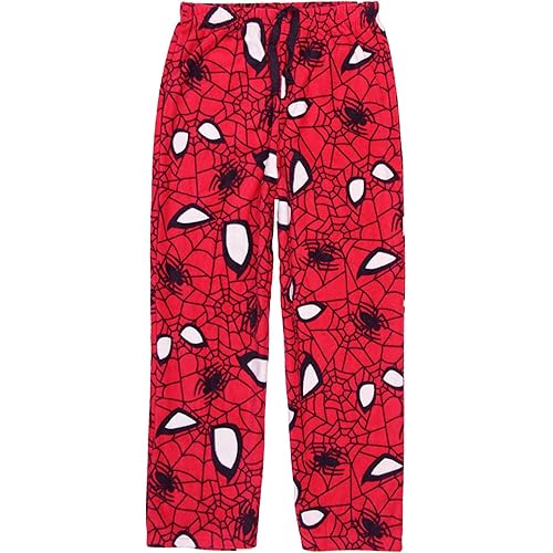 Marvel Spider-Man Boys Plush Fleece Lounge Pajama Pants