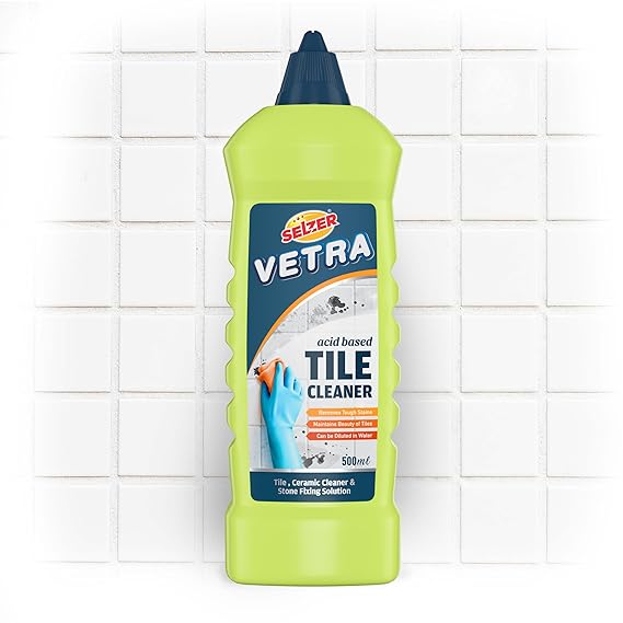 Selzer Vetra Tile Cleaner | Rapid Removal | Remove Tough spots & stains | Surface Clean & Shiny | Floor Tile Cleaner | Multisurface Floor and Tile Cleaner - 500ml