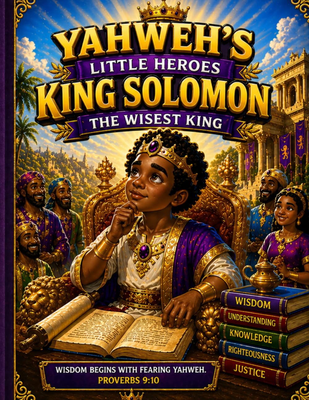 Yahweh's Little Heroes King Solomon The Wisest King: A children's Guide to wisdom and right choices