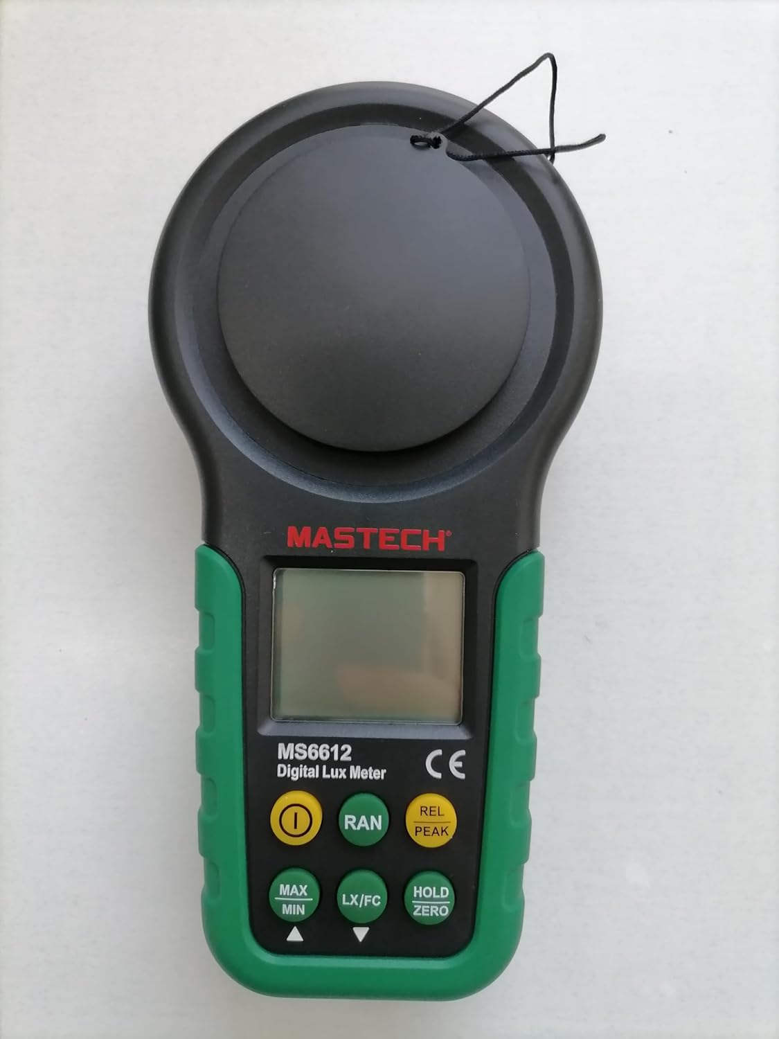 MGL MASTECH MS6612 MS6612B MS6612D Digital Luxmeter 200,000 Multifunction Illuminometer Lux Light Meter Test Spectra Auto Range Peak High Accuracy(MS6612)