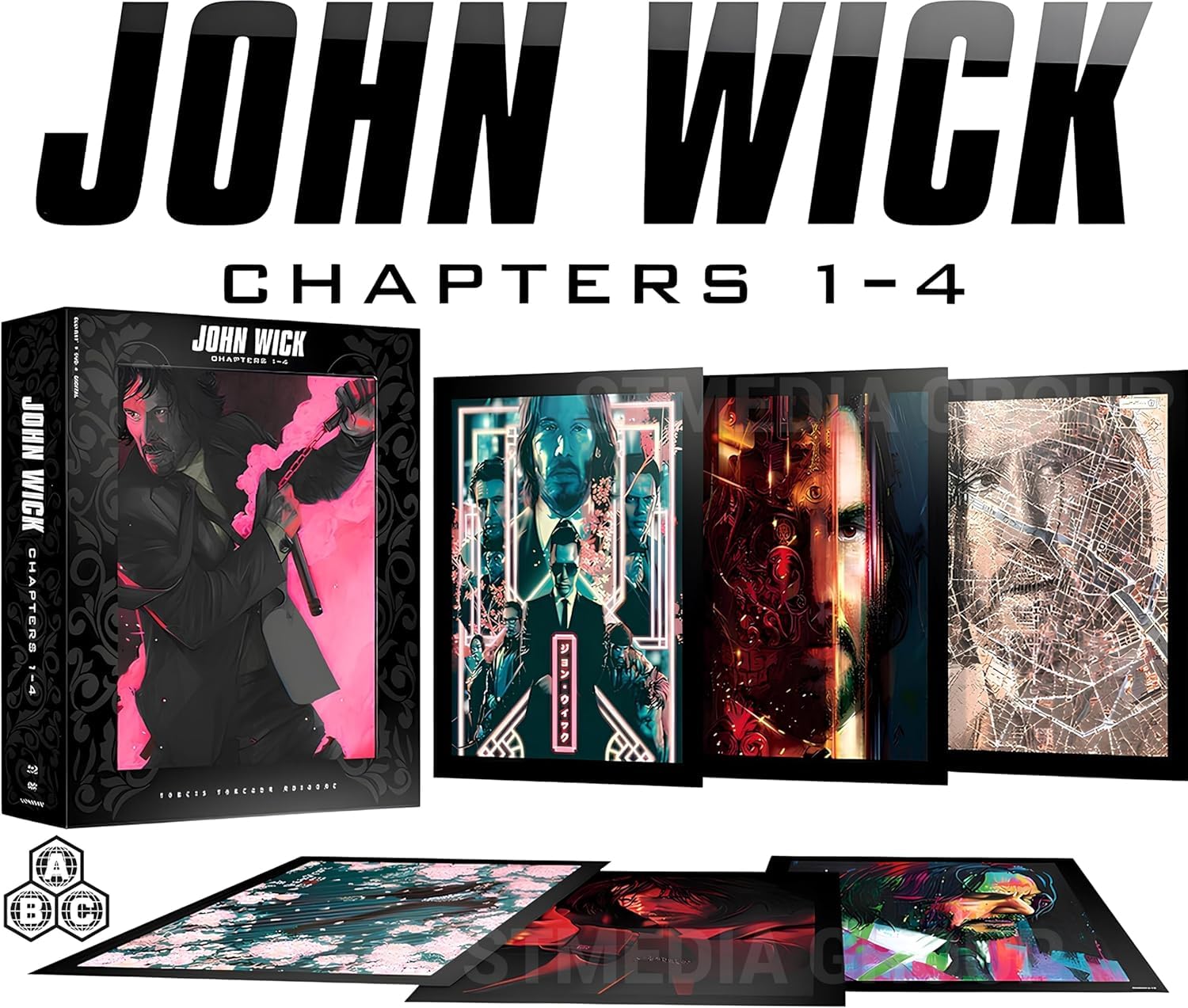 John Wick: Chapters 1-4 Collection Blu-ray/DVD/Digital