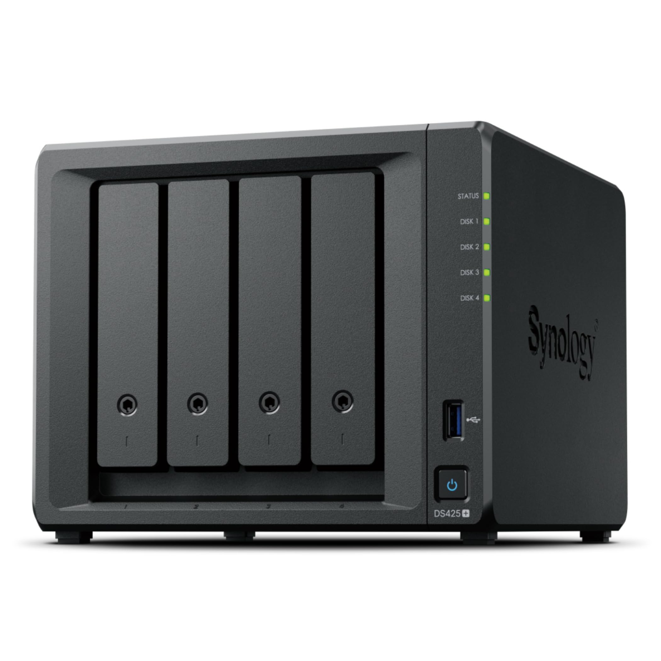 Synology DiskStation DS425+ NAS/Serveur de Stockage Intel® Celeron® J4125 2 Go DDR4 0 to - Noir