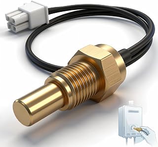 AP19299 Thermistor Chamber Sensor for Rheem Ultra Low NOx Tankless Water Heaters & Boilers - High-Precision Replacement, 11.8" Wire