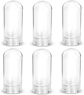 Light Bulb Cover, Clear G9 Glass Tube with Threaded Base - Shatterproof & Heat Resistant Up to 500°C for Heat Lamp - 2.25 Inch - OL-41332