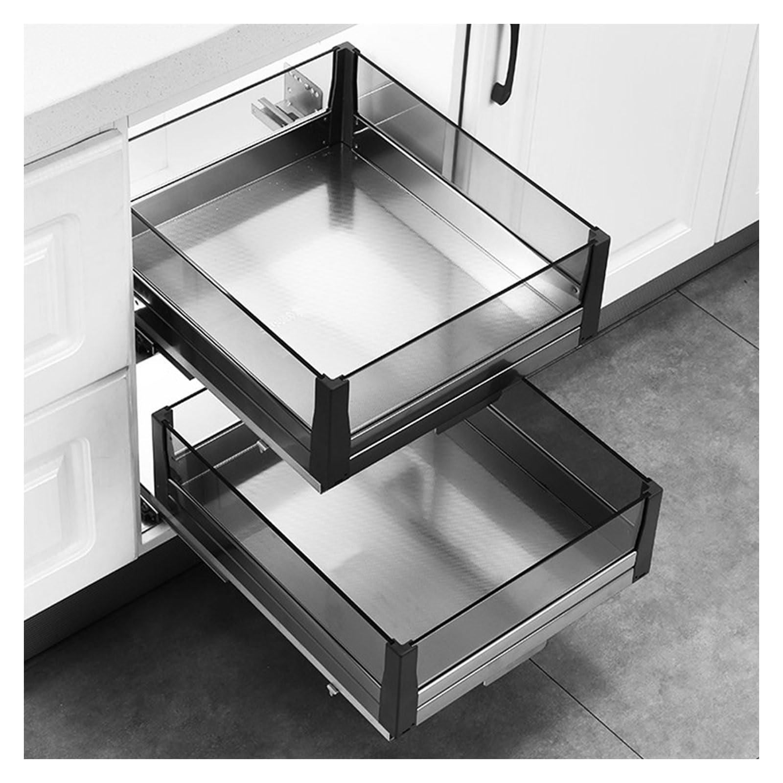 Organizador extraíble de acero al carbono resistente y diseño de alta gama