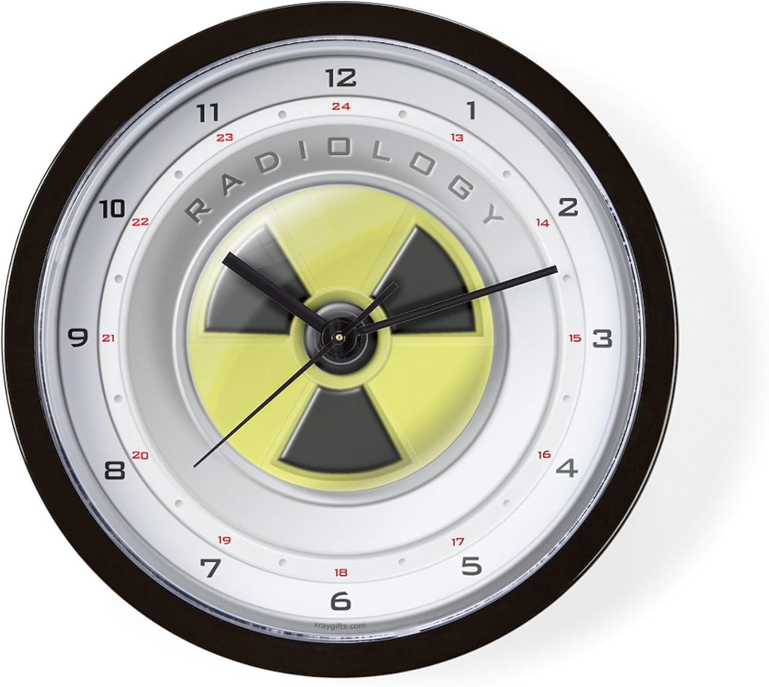 CafePress Xrayclock3d Radiology 10" Wall Clock for Livingroom, Kitchen, or Office