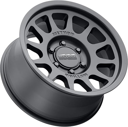 Miniatura 3 de Method Race Wheels 703 Negro Mate 17x8.5 pulgadas, 6x5.5 pulgadas, desplazamiento de 0.000 in, 4.75 pulgadas de eje posterior, MR70378560500