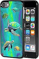Vista 7 de Funda protectora delgada de plástico duro para Apple iPod Touch de 5ª/6ª/7ª generación, diseño de hongos y luna para mujeres, niñas, hombres