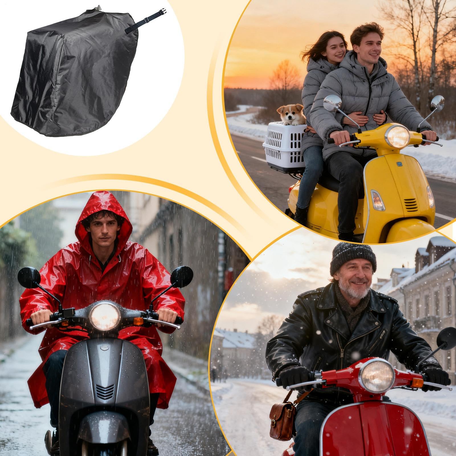 Protection Des Jambes Pour Scooter Couverture Thermique Jambe De Cyclisme