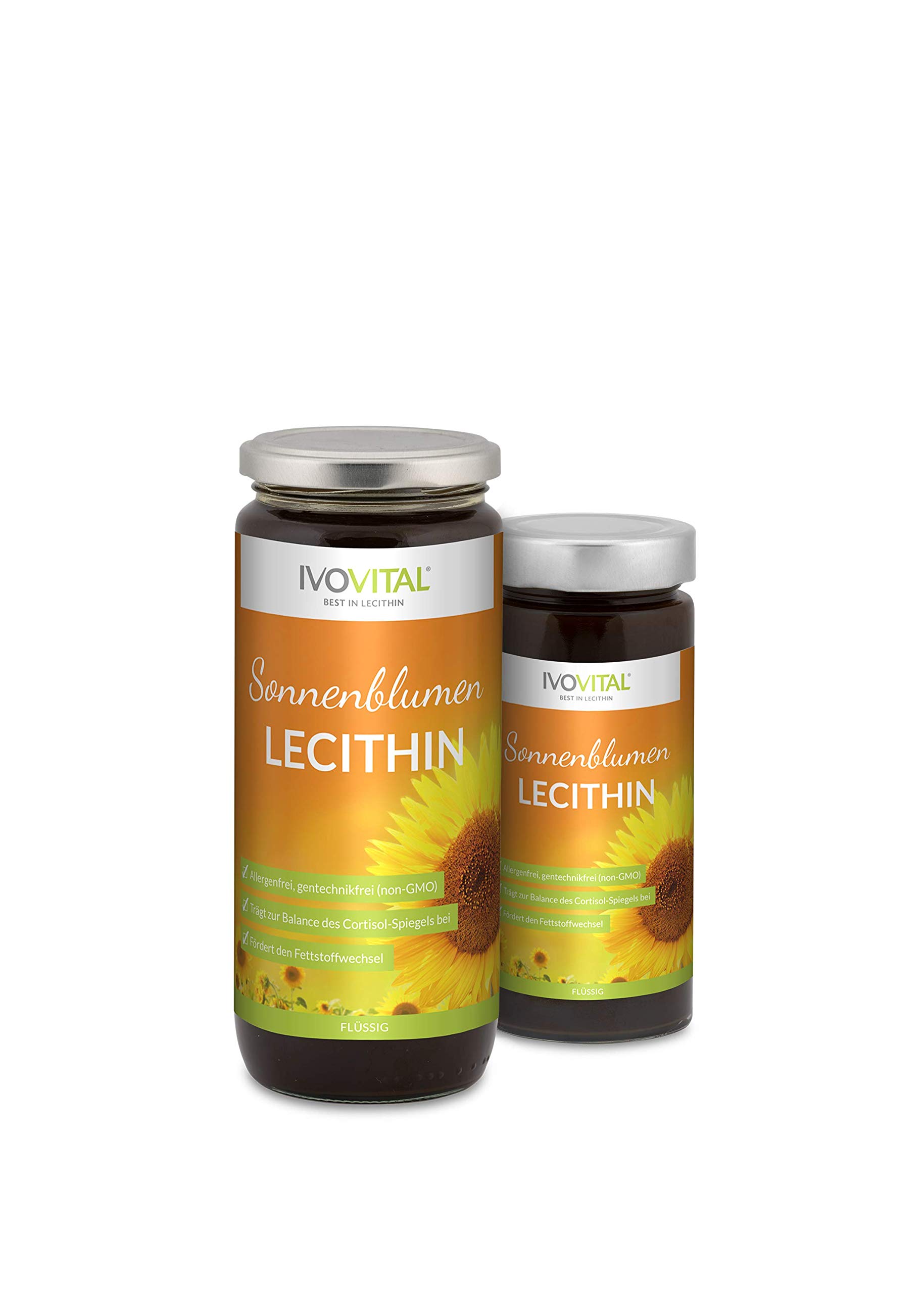 Sonnenblumen-Lecithin flüssig (Allergenfrei), IVOVITAL® (275 ml)
