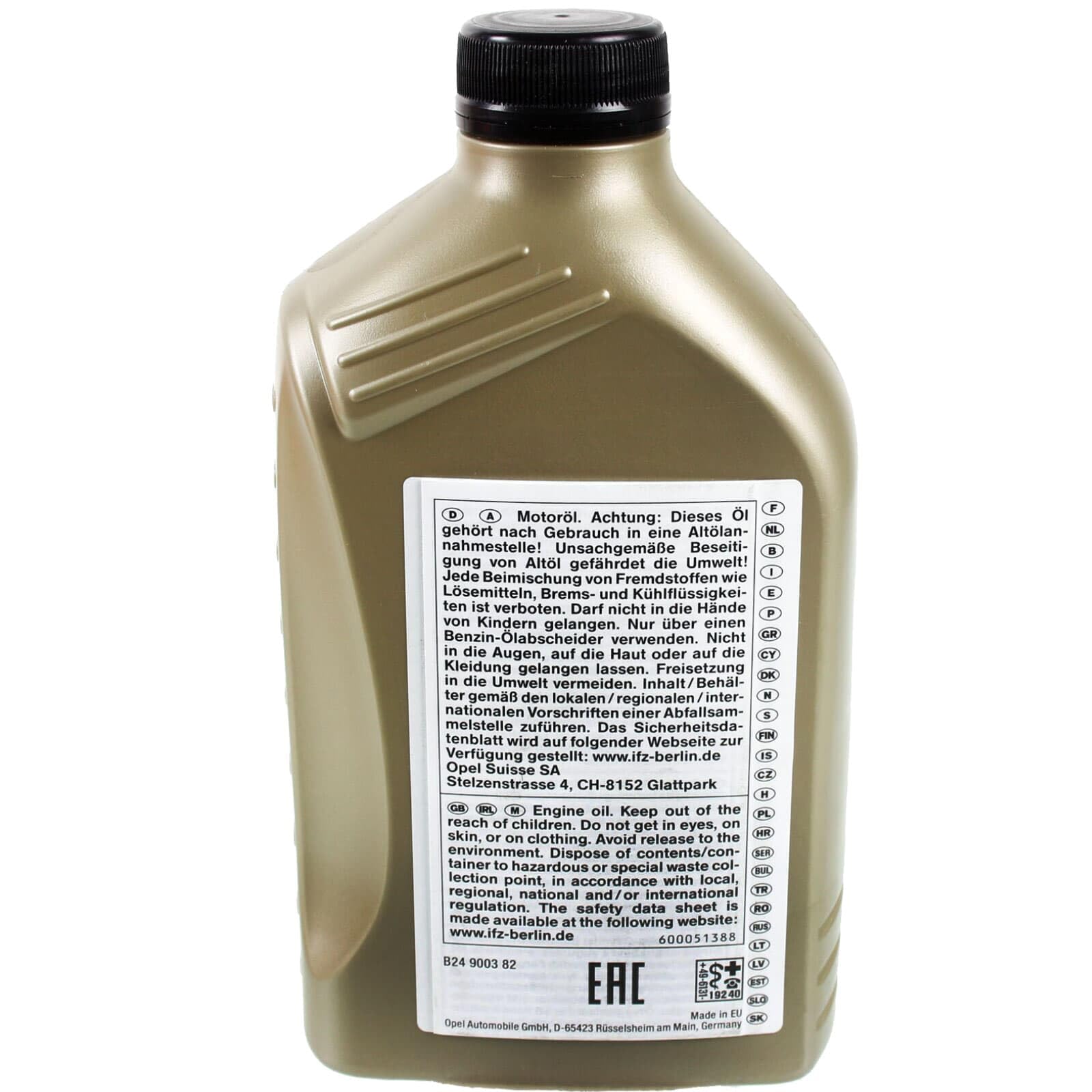 5x 95599919 Öl (5 L) | 95599919 (api Sn + Rc),