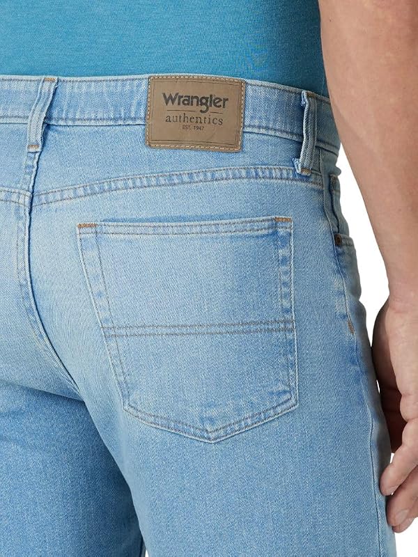 Wrangler Authentics Men's Comfort Flex Waist Relaxed Fit Jean, Aaron, 34W x 32L by Wrangler Authentics - Used condition - Image 3