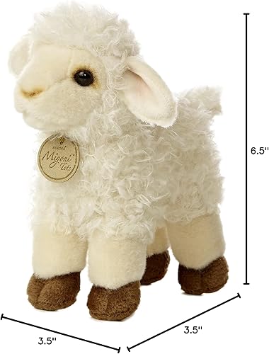 Miniatura 8 de Aurora World cordero Miyoni encantador de felpa 10pulgadas