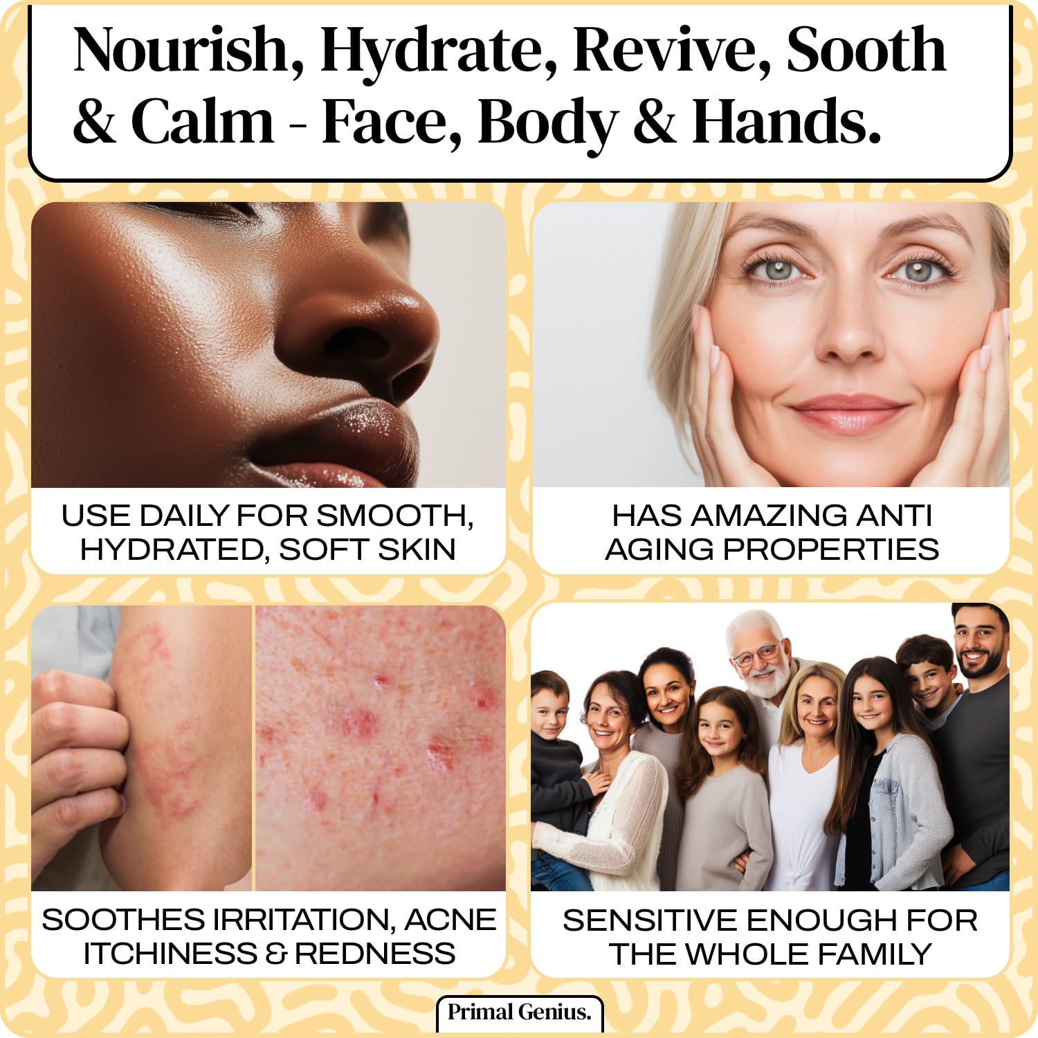 Tallow Balm, Citrus Burst Grass Fed Organic Beef Tallow Skincare, All Natural Butter Cream Moisturiser For Face & Body - Image 3