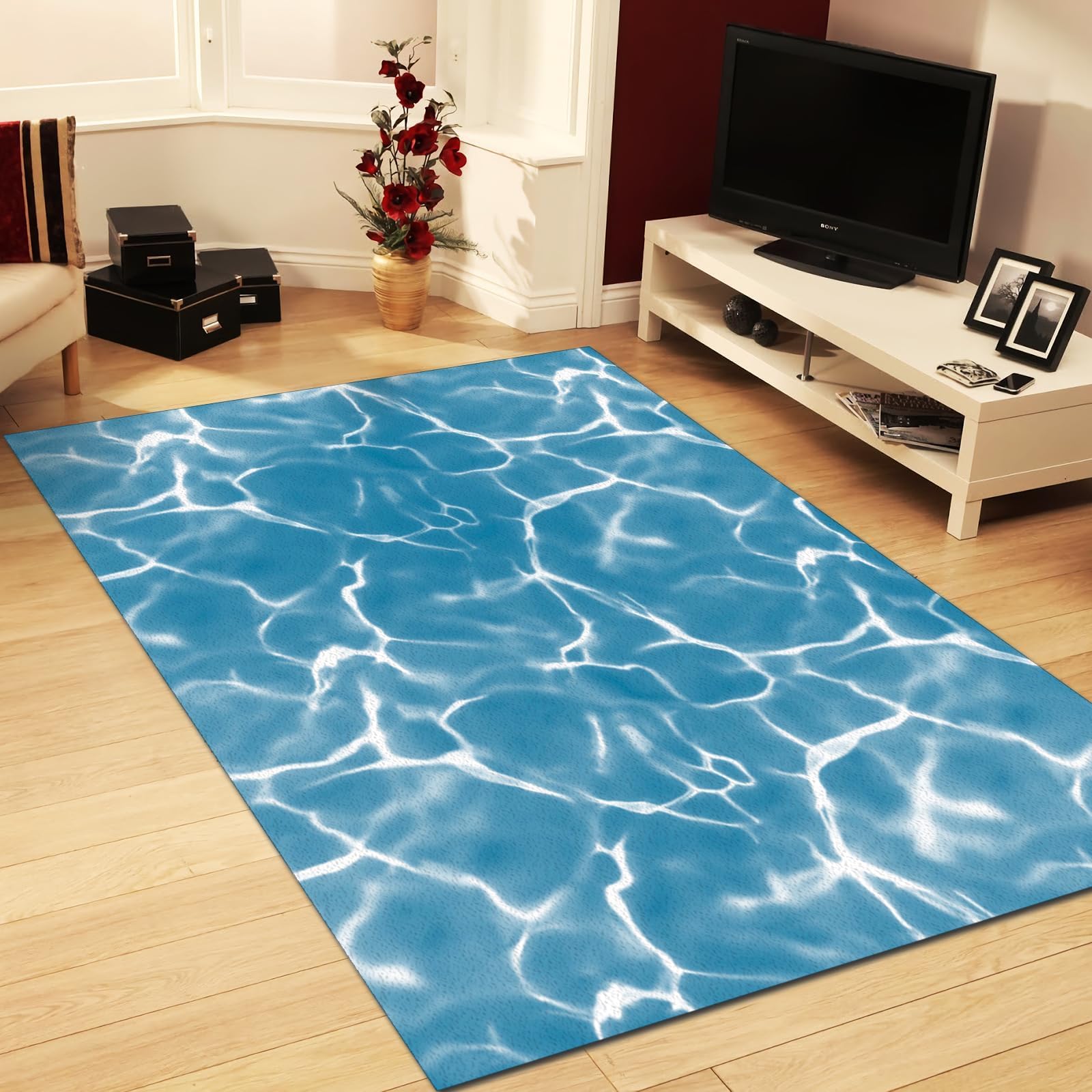 Amazon.com: BSIKIE Swimming Pool Texture Area Rug, Clear Water
