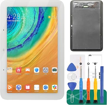 for Google Home Nest Hub LCD Screen Replacement for Google Nest Hub Display Touch Screen Digitizer Assembly Replacement for Google Home Nest Hub/Nest Hub Screen Repair White 7" for 2nd Generation