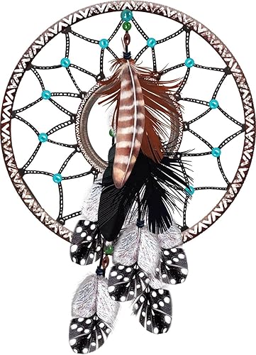 Atrapasueños de 2.5 pulgadas, pequeñas cuerdas adhesivas para proteger los sueños de los nativos americanos