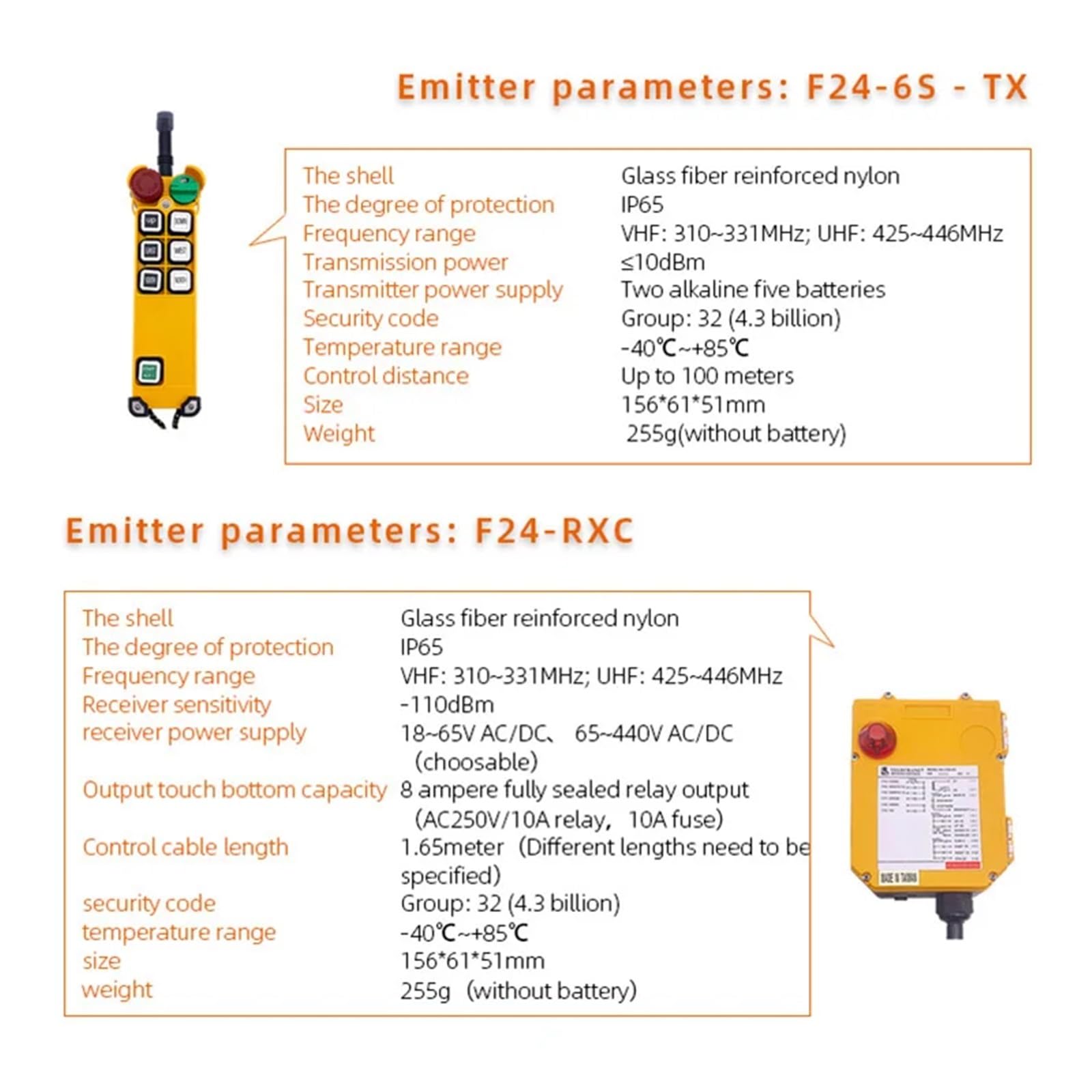 YOSOO Contrôleur De Levage De Grue De Palan YOSOO Télécommande Radio De Grue Contrôleur De Palan