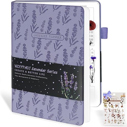 Miniatura 8 de Agenda semanal y mensual de lujo sin fecha para aumentar la productividad y alcanzar tus objetivos, cuaderno organizador de gratitud - Gestión del