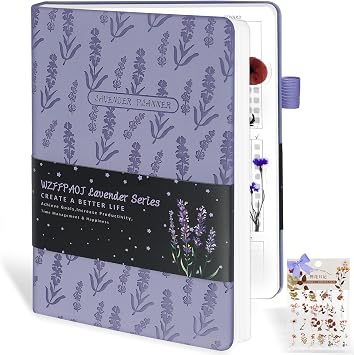 No Date Luxury Weekly & Monthly Planner Productivity Achievement Goals Organizer Planner Appreciation Journal Time Management Start Anytime A5 1 Year