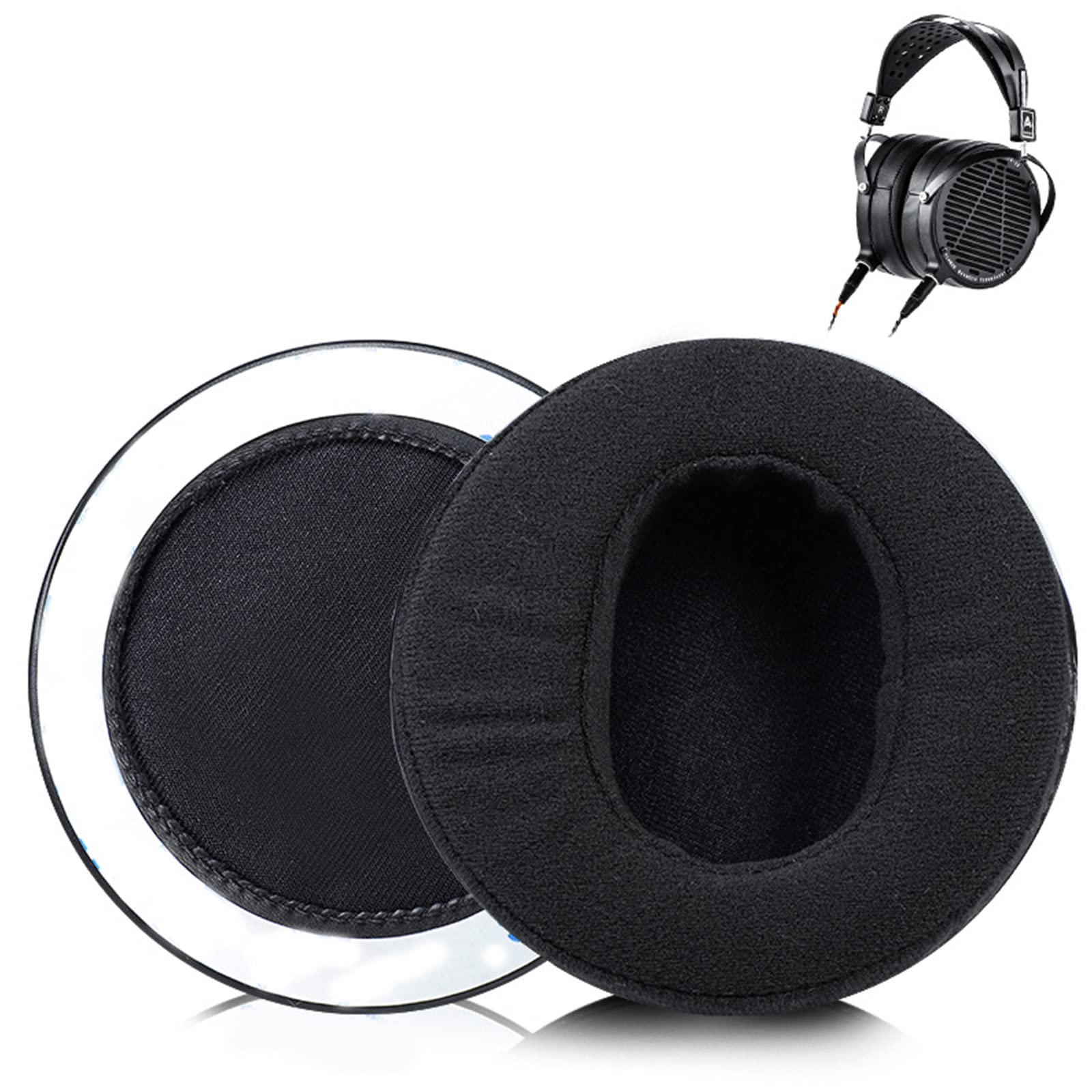 Orejeras portátiles de repuesto forAUDEZE LCD4 suaves almohadillas para los oídos de espuma viscoelástica transpirable