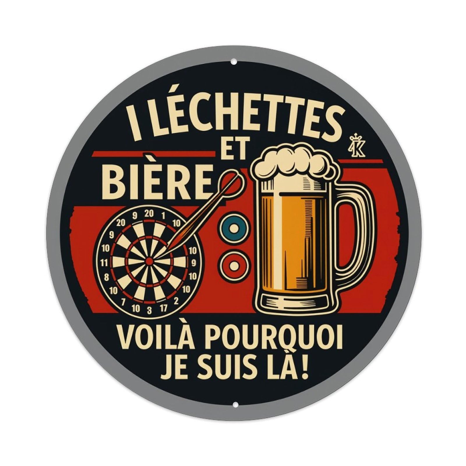 Darts And Beer Why I Am Here Metal Tin Sign Vintage Garden Bedroom Cafe Bar Man Cave Home Wall Decor Metal Poster 8x8 inches