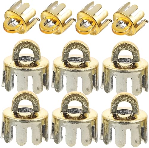 ABOOFAN 40 piezas de cubierta de bola de Navidad, adornos de Navidad, bolas colgantes, tapas de adorno, gorro de adorno de Navidad, accesorios para