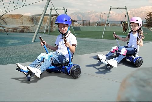 Miniatura 6 de KKA Hoverboard Kart, carrito de hover, accesorio para buggy para 6.5"8"10" Hover boards, accesorio para transformar tablas de hover en Go Karts